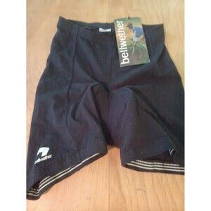 Bellwether NEW cotton stretch padded cycling shorts womens M bike comfort